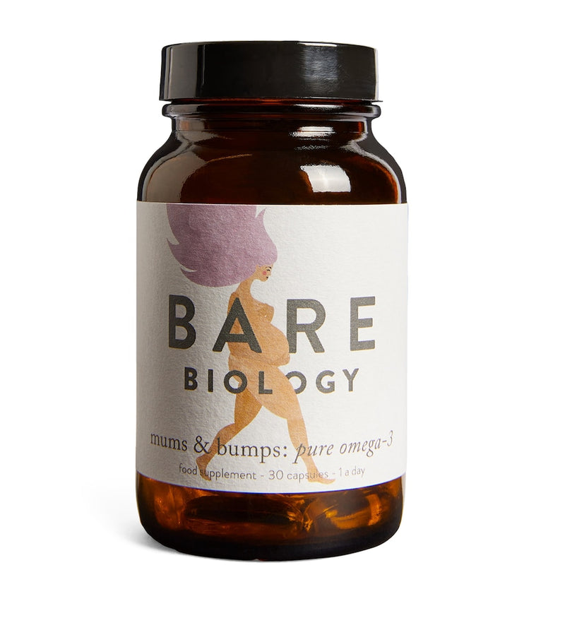 Bare Biology Mum & Bump Pure Omega-3 maternity supplement 30 capsules - British product