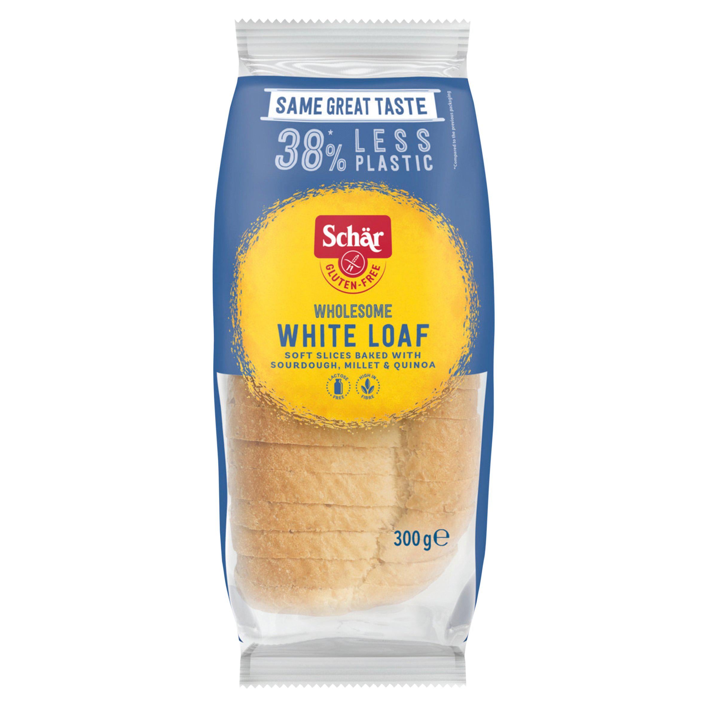 Schar White Wholesome Loaf 300g FOOD CUPBOARD Sainsburys   