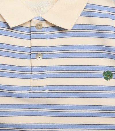 Harrods Organic Cotton Stripe Polo Shirt for Children Ages 18 Months to 10 Years- Buy online at McGrocer