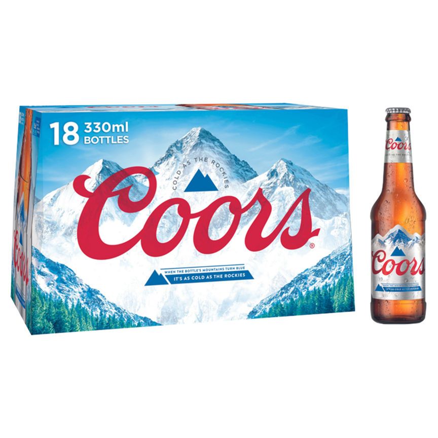 Coors 18 x 330ml GOODS ASDA   