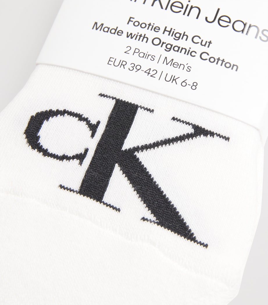 Calvin Klein high-cut footie socks pack of 2 - British product