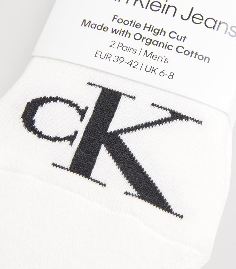 Calvin Klein high-cut footie socks pack of 2 - British product