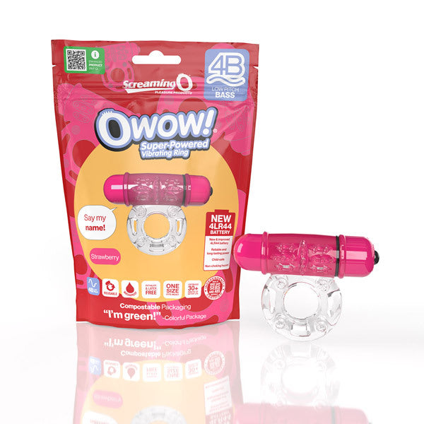 Screaming O OWow strawberry vibrator, UK version