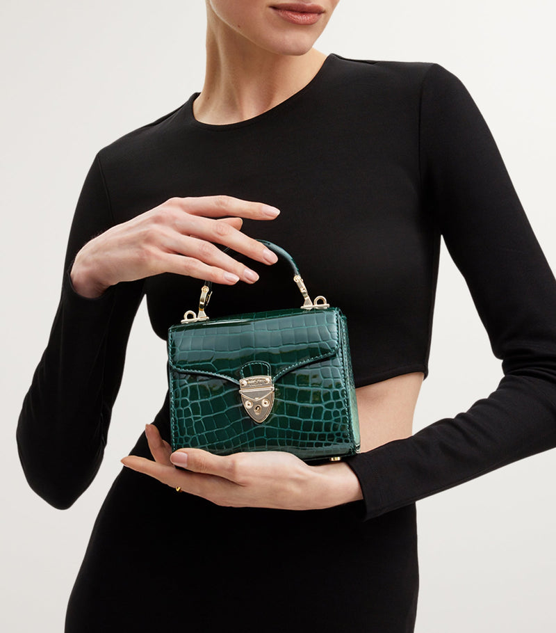 Aspinal of London Mini Mayfair top-handle bag, imported from the UK