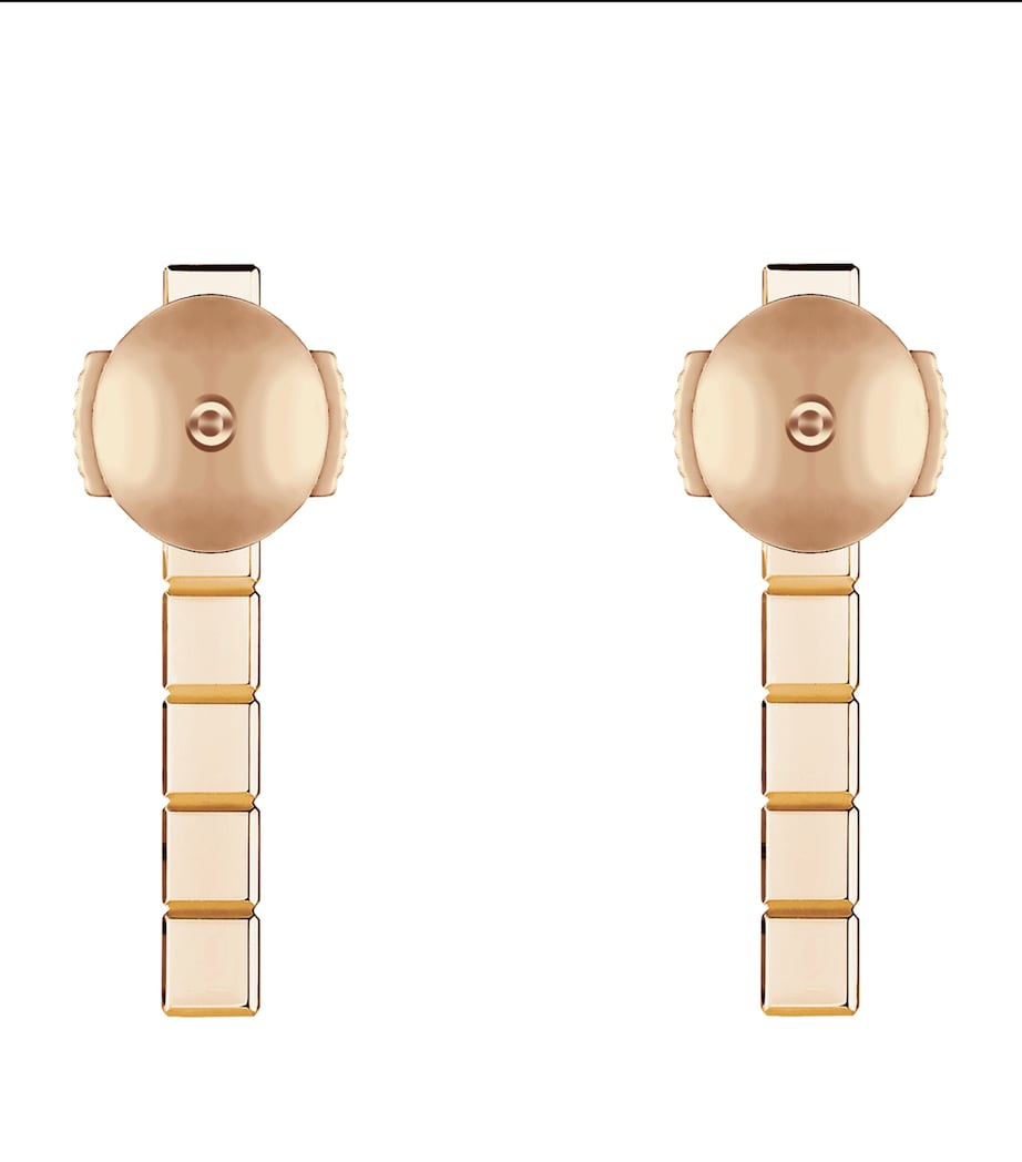 Chopard Ice Cube rose gold earrings 18kt (British brand)