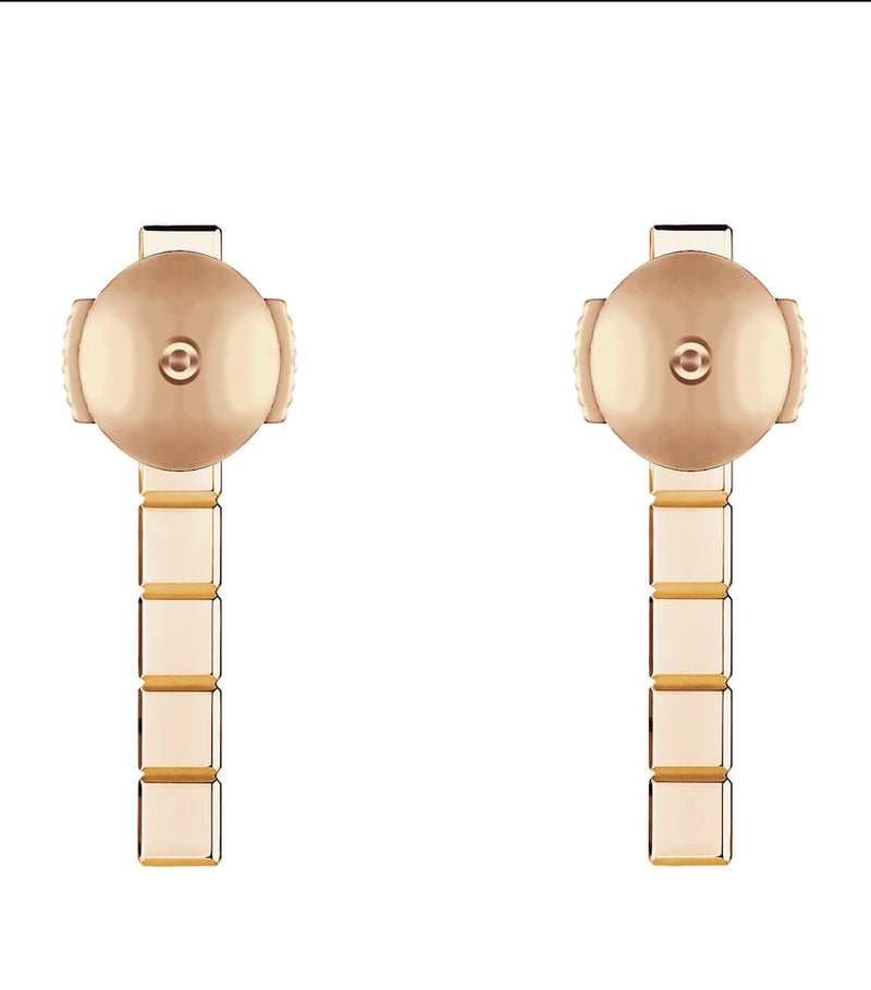 Chopard Ice Cube rose gold earrings 18kt (British brand)