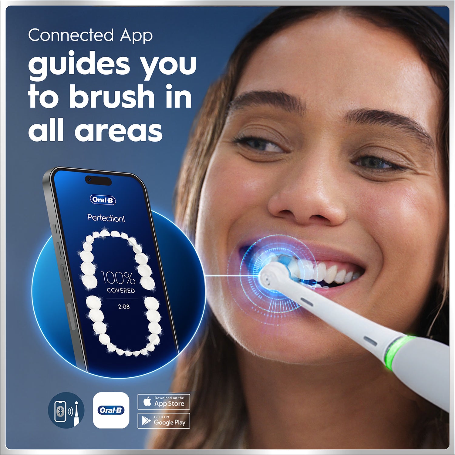 Oral-B iO 6 electric toothbrush grey, imported from the UK