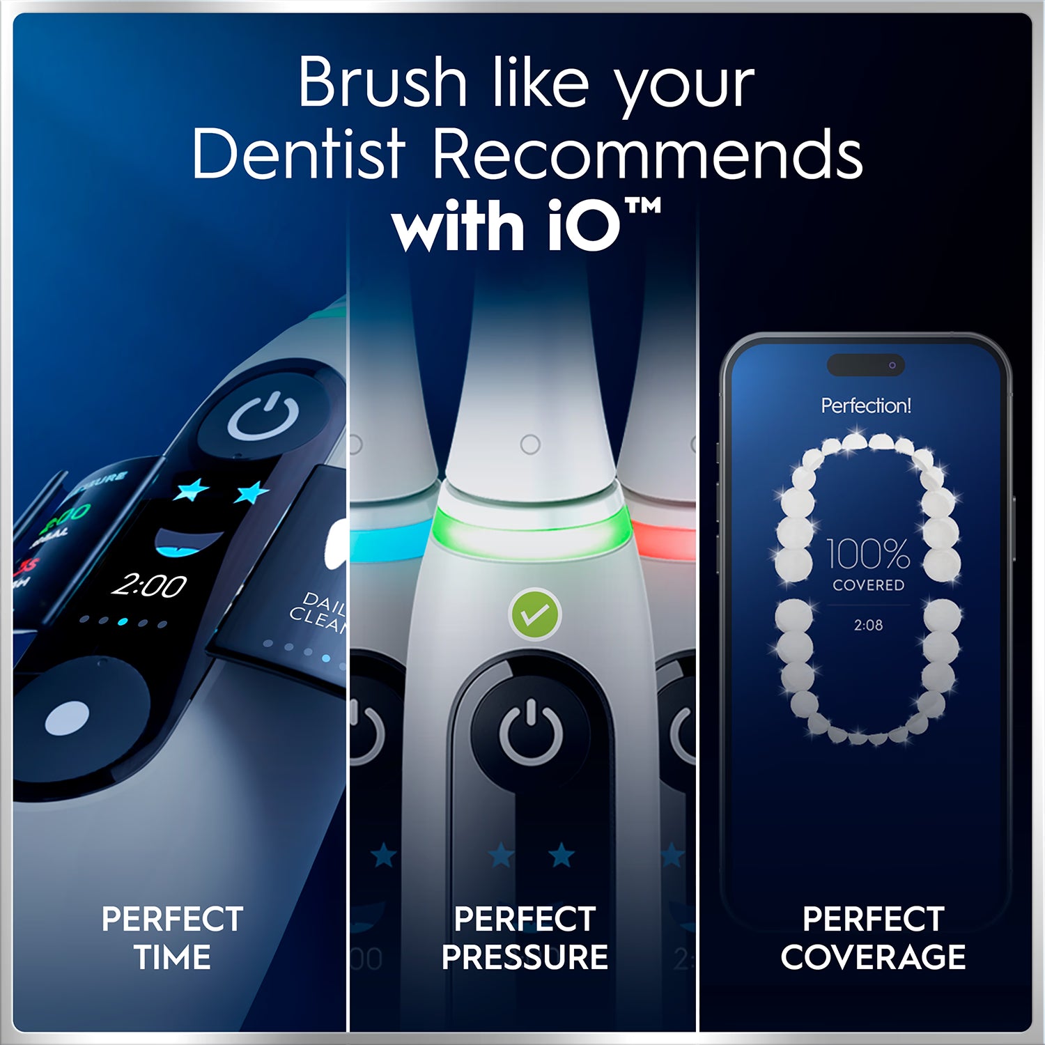 Oral-B iO 6 electric toothbrush grey, imported from the UK