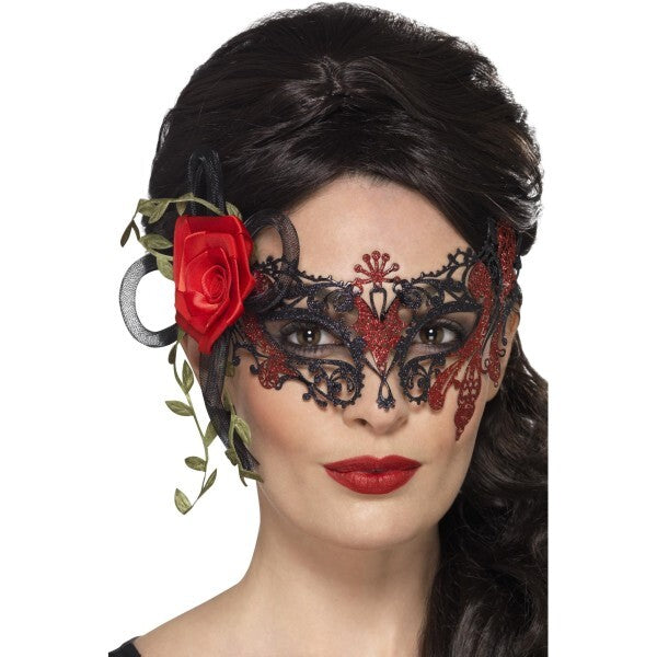 Smiffys Day of the Dead metal filigree eyemask (British brand)