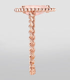 Boucheron Serpent Bohème ring in rose gold with pink quartz - British product