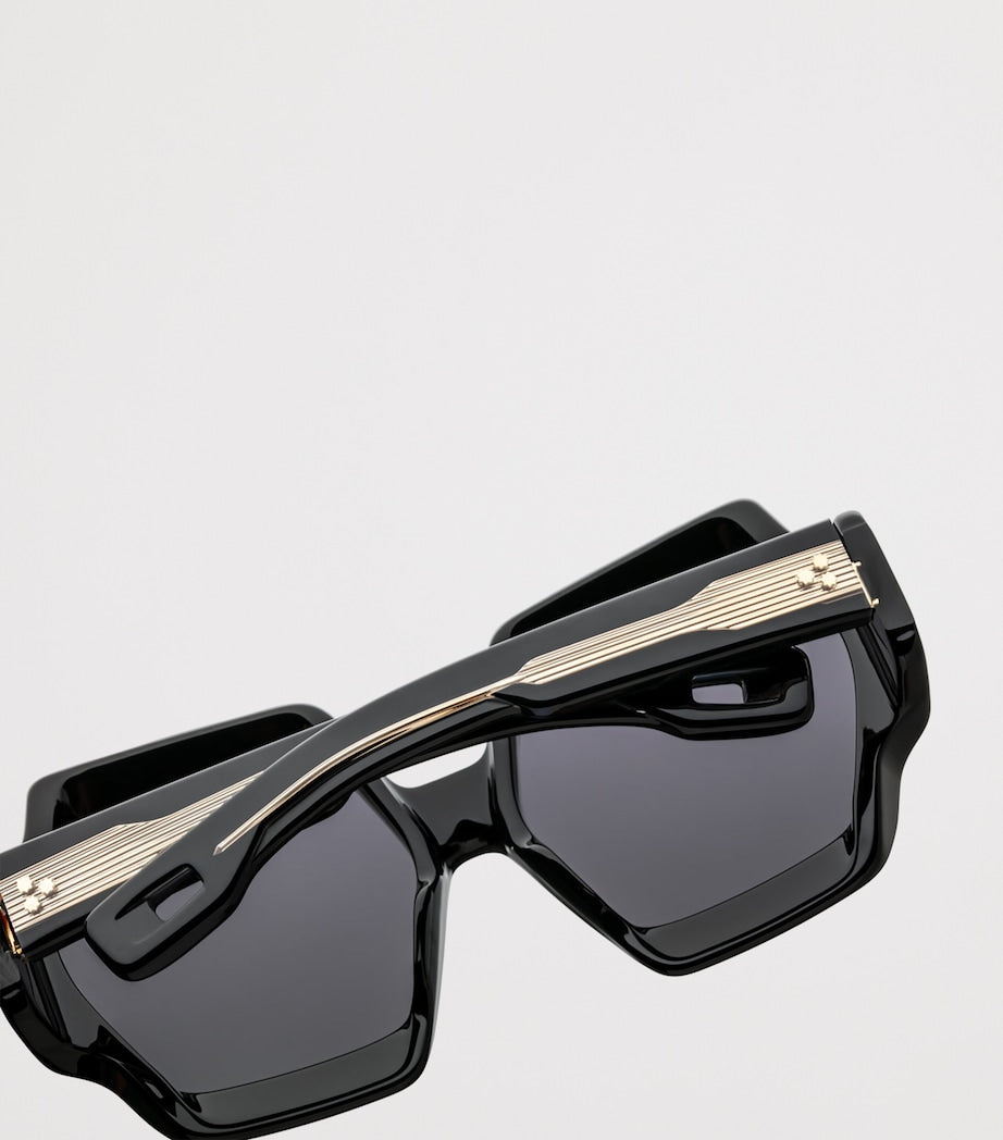 Jacques Marie Mage Grand Funk hexagonal sunglasses (British brand)