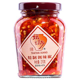 Tantan Xiang chopped red chilli condiment (British brand)