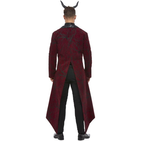 Smiffys deluxe devil costume for men in red - British product
