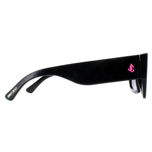 Jimmy Choo women sunglasses black pattern temples, imported from the UK