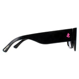 Jimmy Choo women sunglasses black pattern temples, imported from the UK