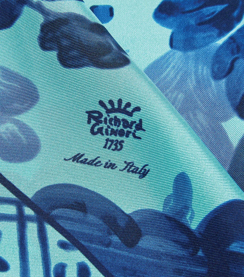 GINORI 1735 silk foulard Oriente Italiano - British product