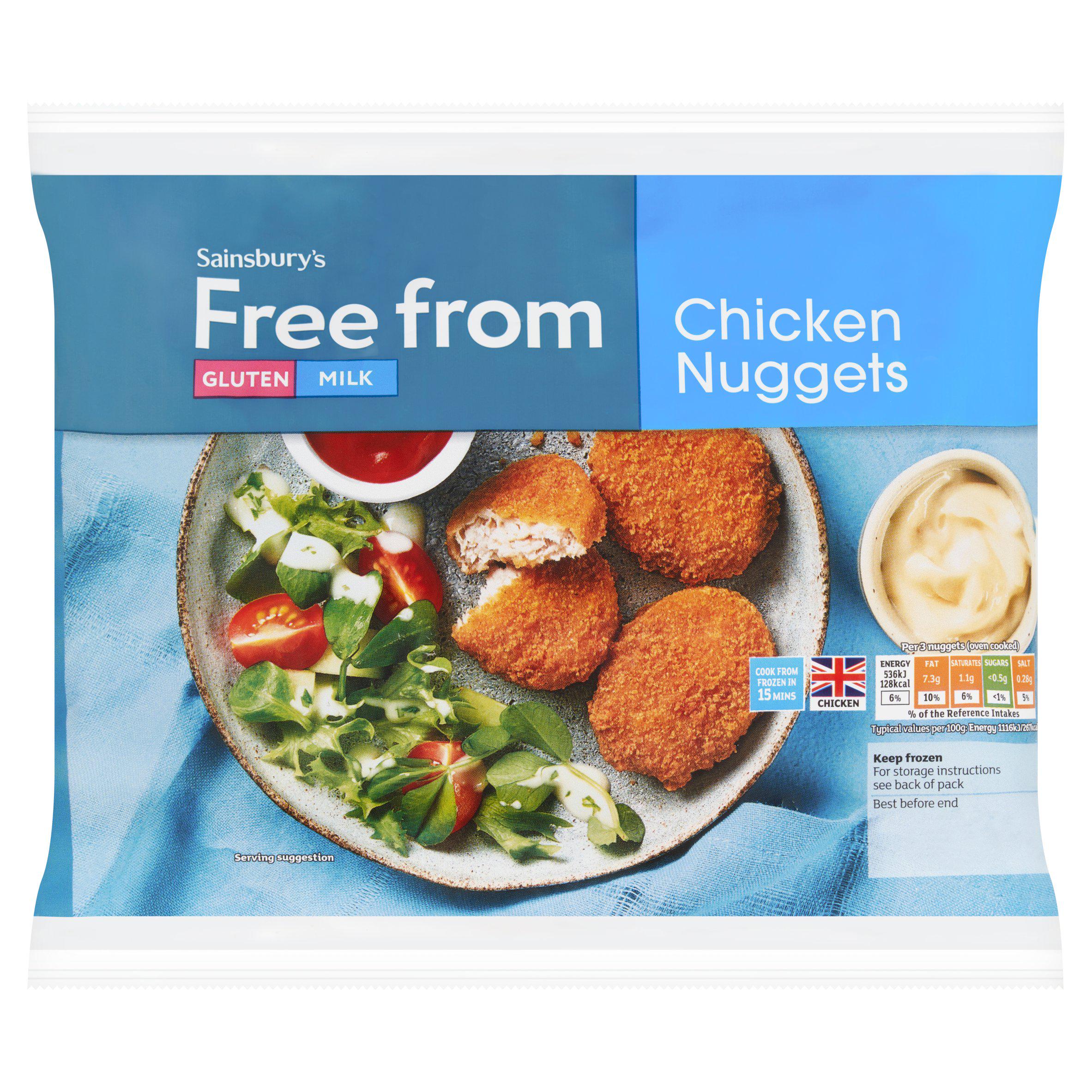 Sainsbury's Free From Chicken Nuggets 400g GOODS Sainsburys   