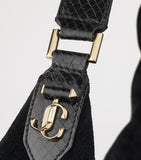 Jimmy Choo Bar large suede shoulder bag, UK version