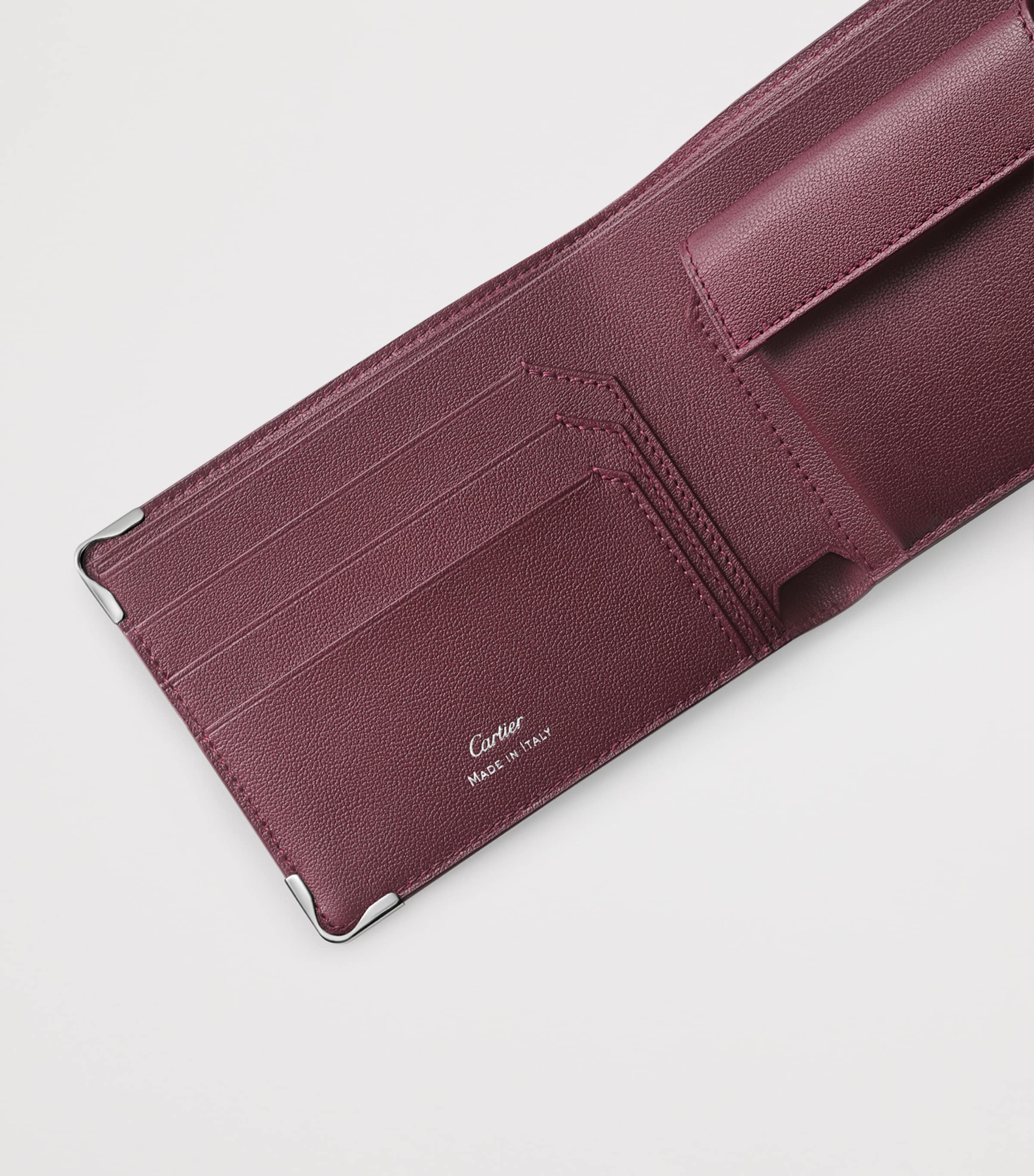 Cartier Must de Cartier leather wallet 9cm x 12cm - British product