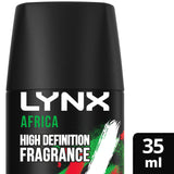 Lynx Body Spray, Africa 35ml deodorants & body sprays Sainsburys   