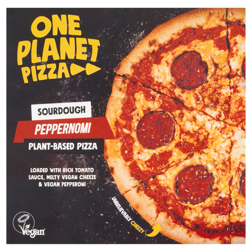 One Planet Pizza Sourdough Peppernomi Plant-Based Pizza GOODS ASDA   