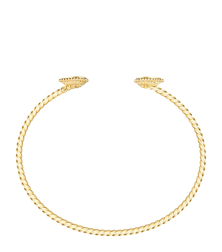Boucheron Serpent Bohème bangle yellow gold diamonds, UK version
