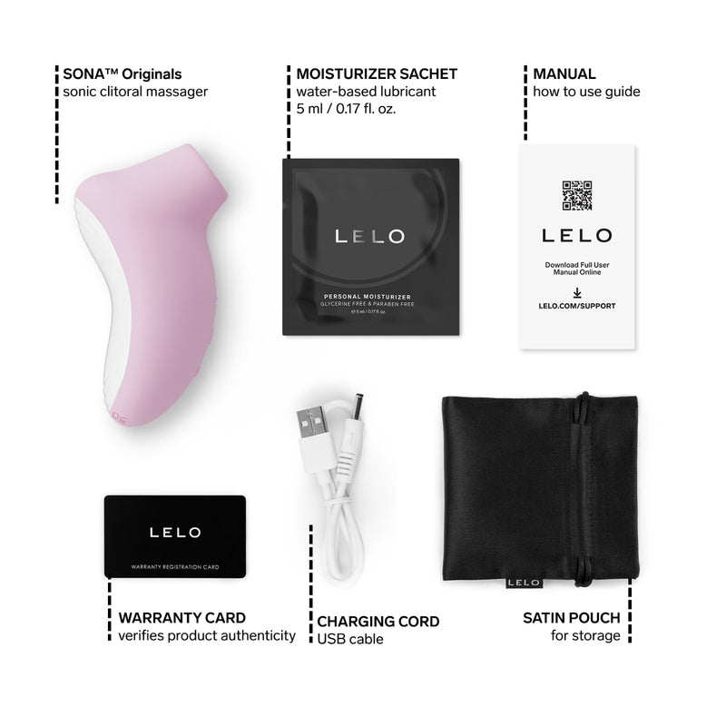 LELO SONA Originals sonic clitoral massager soft pink (British brand)
