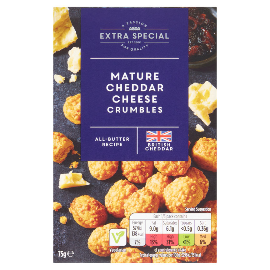 ASDA Extra Special Mature Cheddar Cheese Crumbles