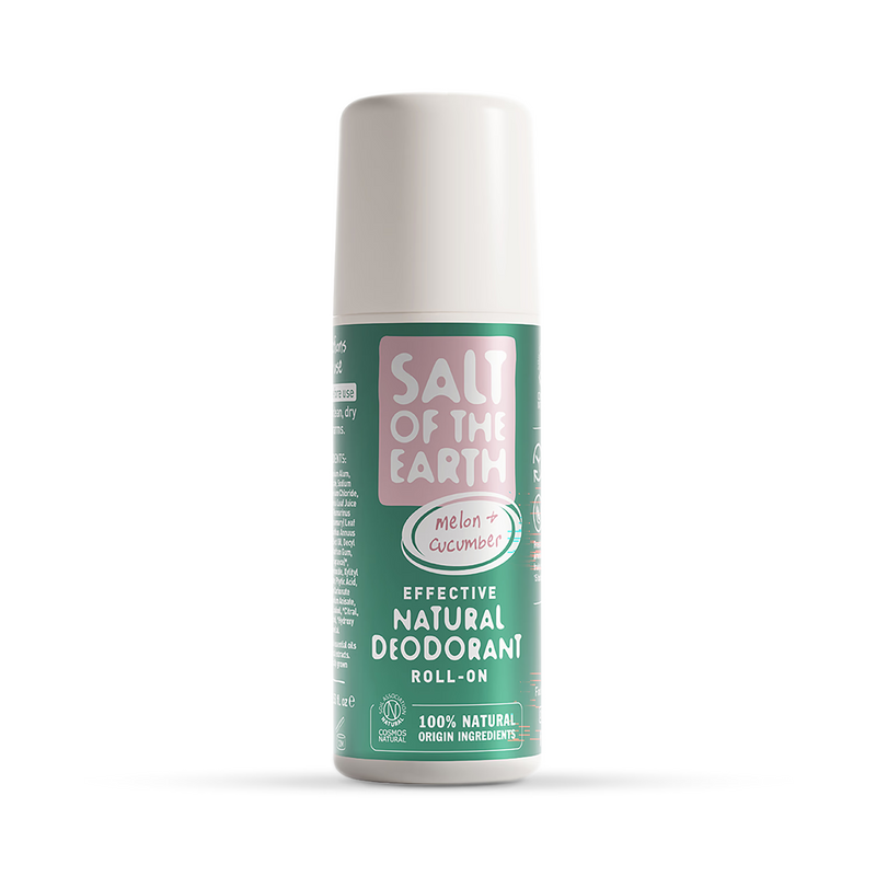 Salt of the Earth melon cucumber deodorant roll-on 75ml (British brand)