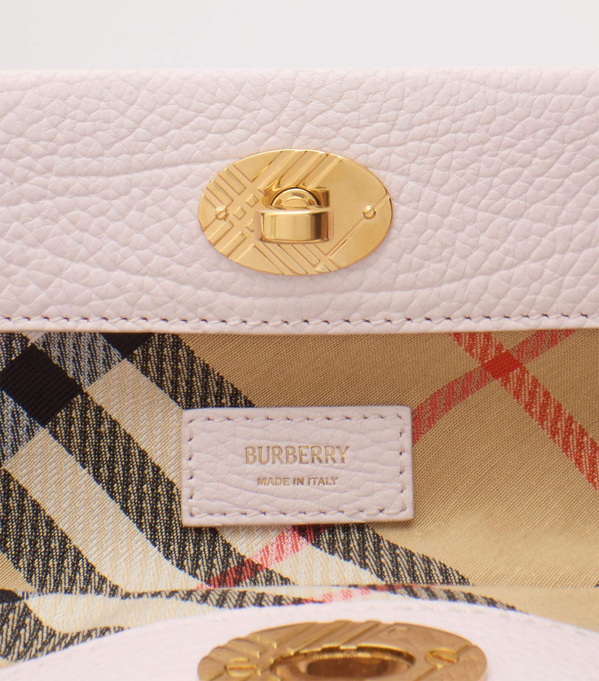 Burberry leather Cotswolds pouch 22cm - British product