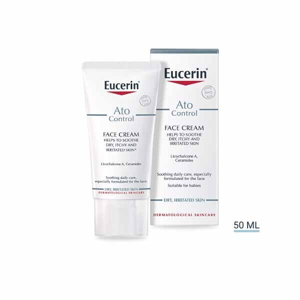 Eucerin AtoControl Face Cream for Dry Itchy Skin 50ml GOODS Superdrug   