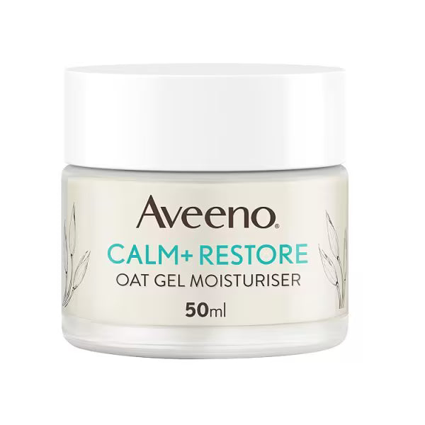 Aveeno Face Calm + Restore Oat Gel Moisturiser 50ml - British product