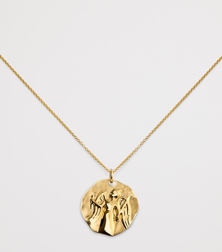 Monica Vinader Virgo zodiac necklace gold vermeil, imported from the UK