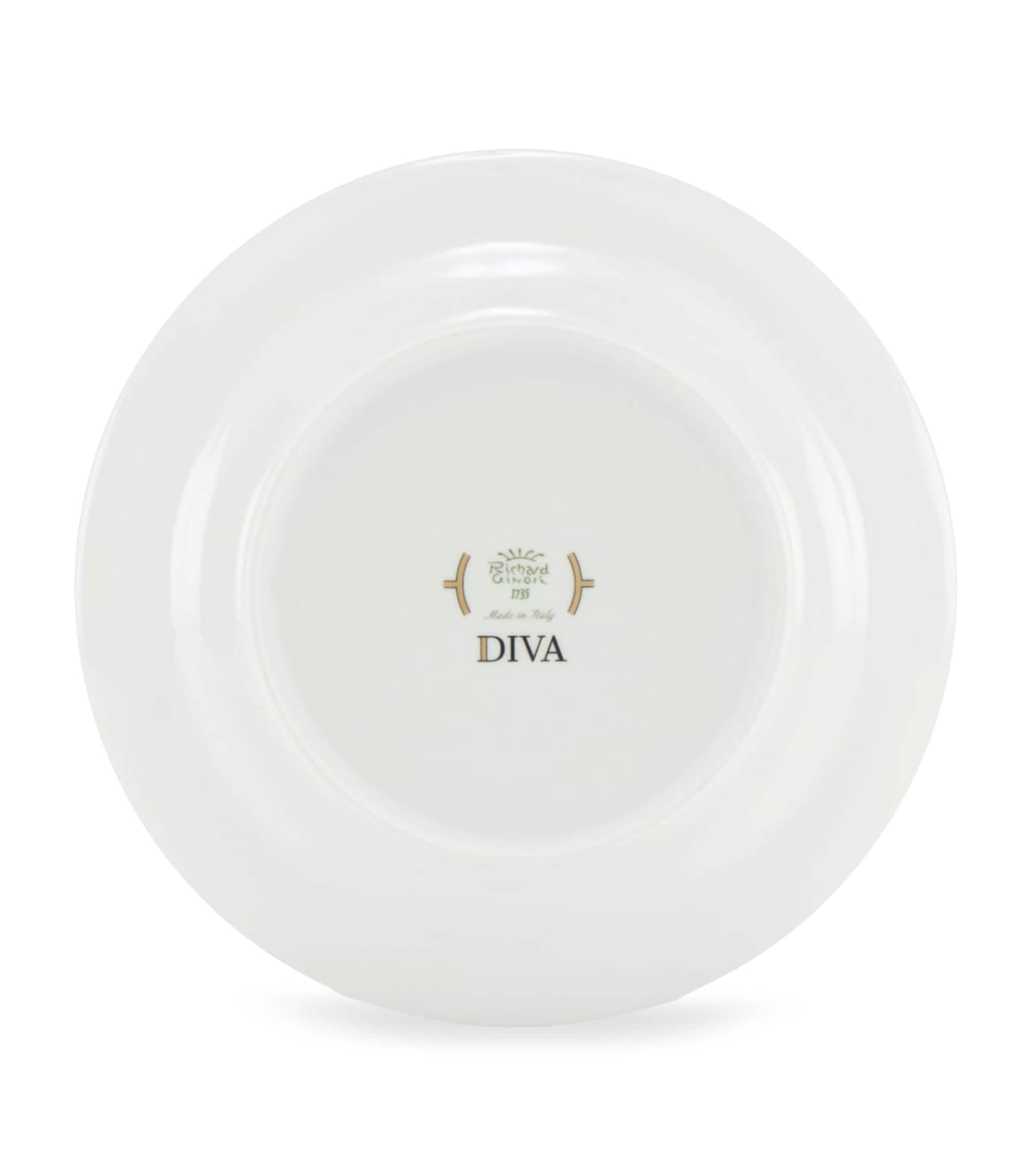 GINORI 1735 porcelain soup plate Celeste 24cm - British product