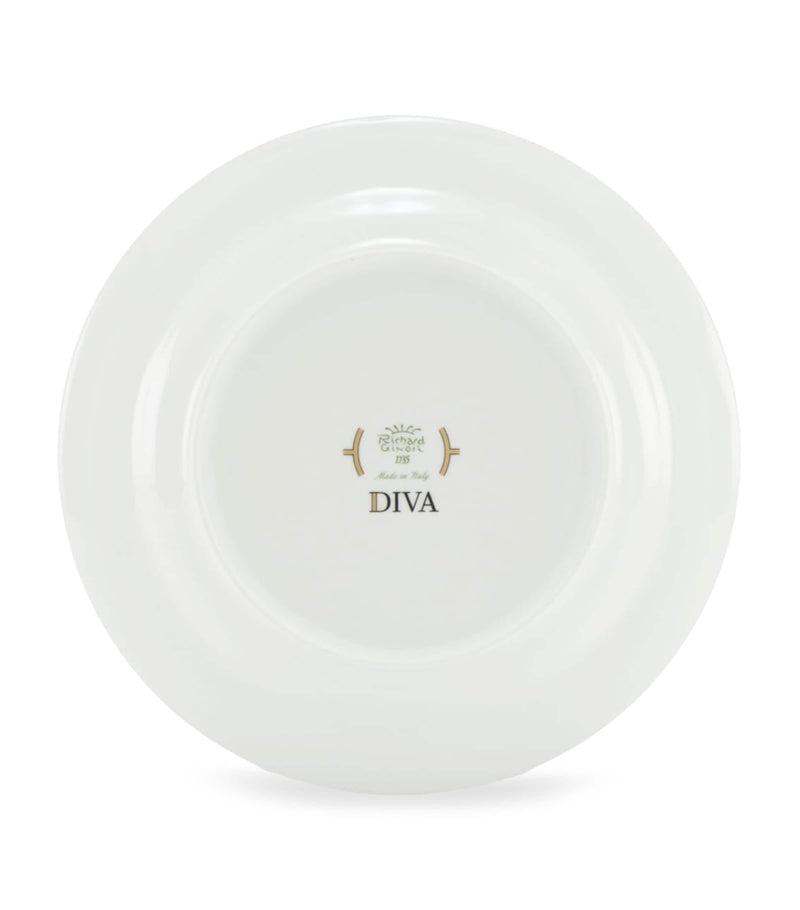 GINORI 1735 porcelain soup plate Celeste 24cm - British product