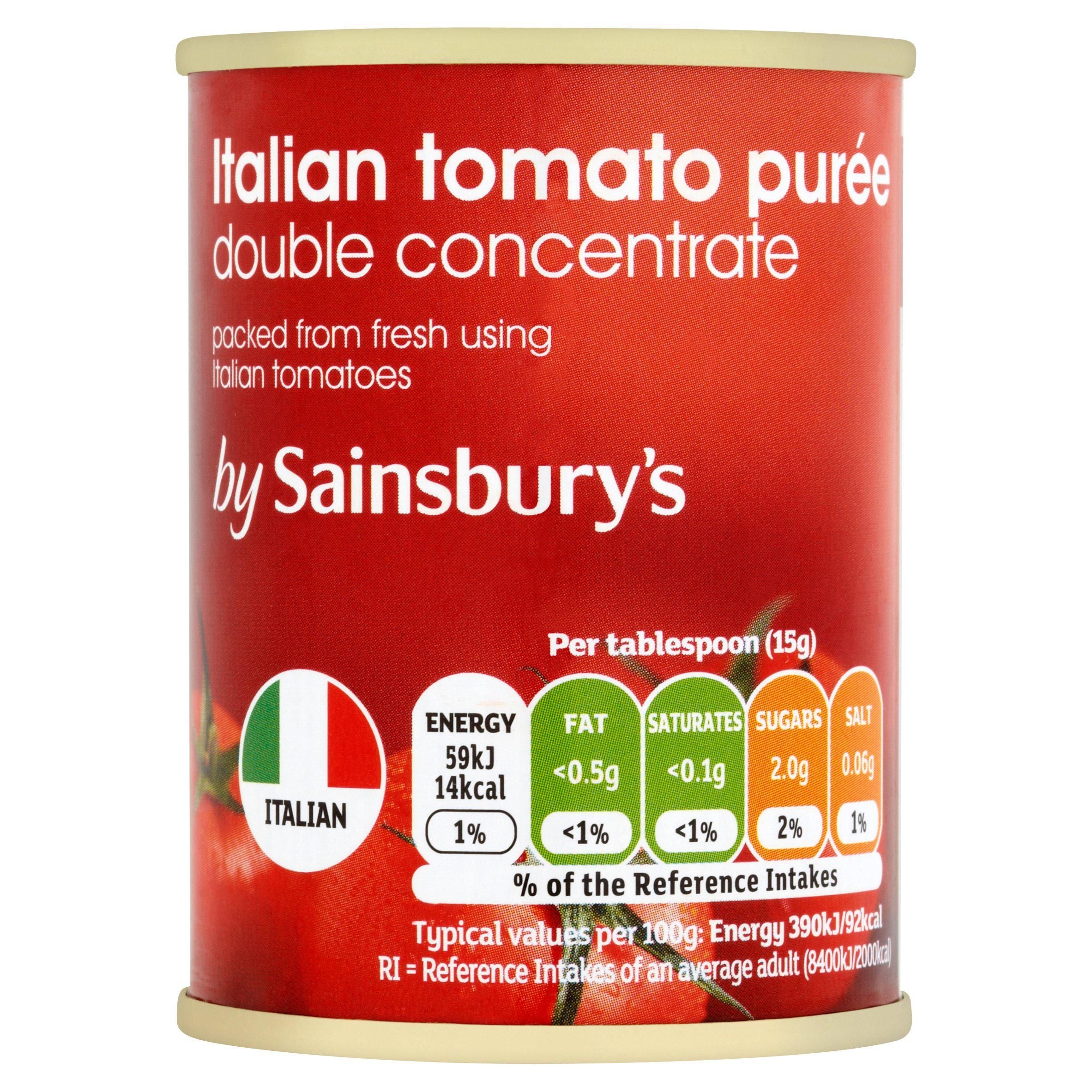 Sainsbury's Italian Tomato Purée Double Concentrate 142g Italian Sainsburys   