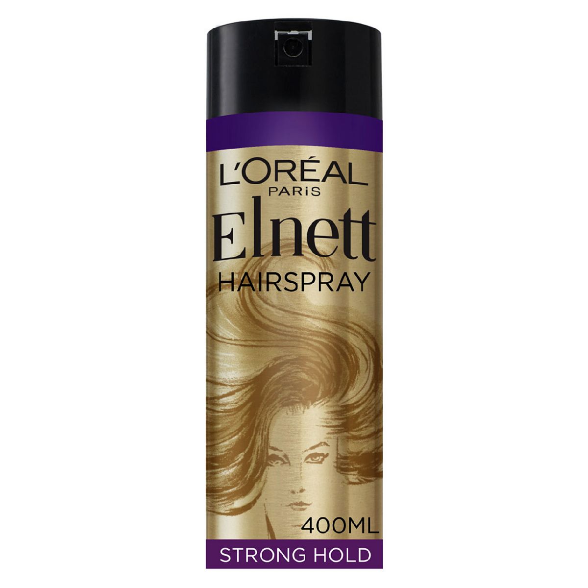 L'Oreal Hairspray by Elnett Care For Dry Damaged Hair Strong Hold Argan Oil Shine 400ml GOODS Boots   