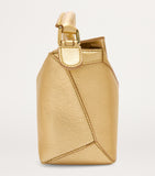 LOEWE mini metallic leather Puzzle top-handle bag, UK version