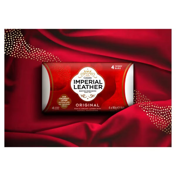 Imperial Leather original bar soap 90g x 4 imported from the UK