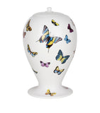 Fornasetti butterfly porcelain vase with operatic portrait, 30cm - British product