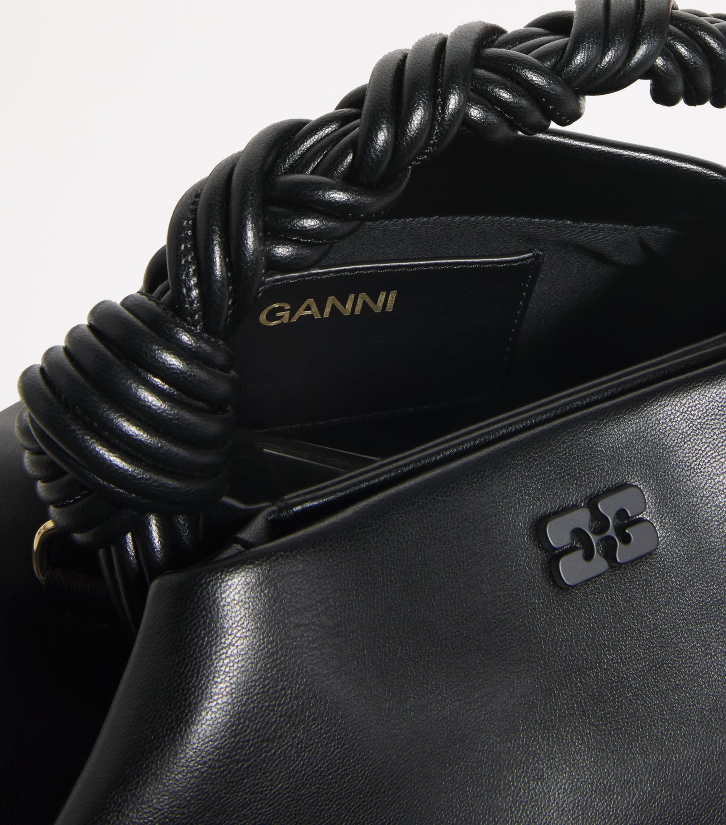 GANNI Mini Bou top-handle bag, imported from the UK