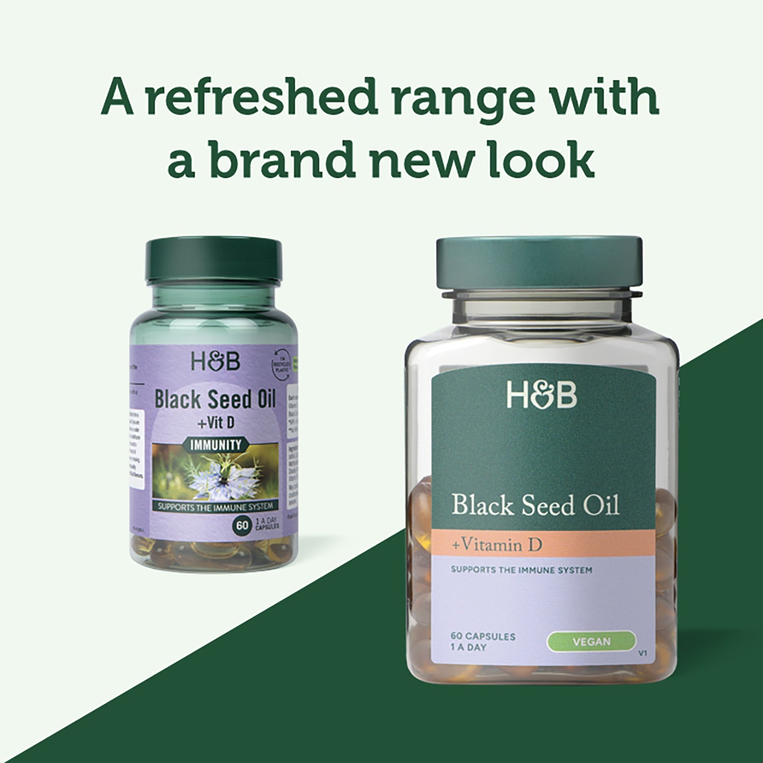 Holland & Barrett Black Seed Oil 60 Capsules, UK version