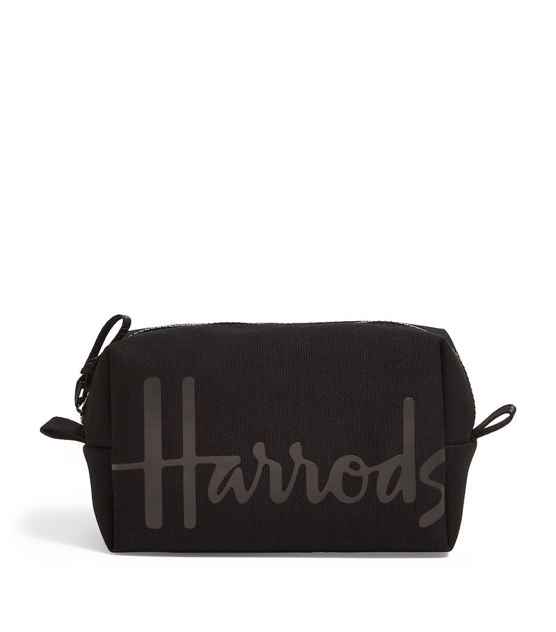 Harrods Cotton Logo cosmetics bag, UK version