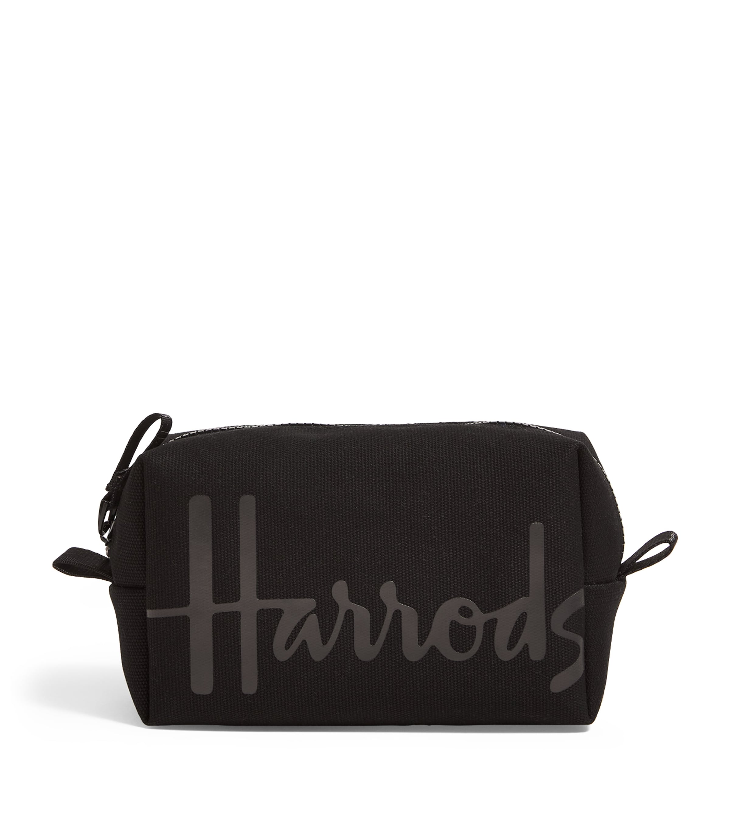 Harrods Cotton Logo cosmetics bag, UK version