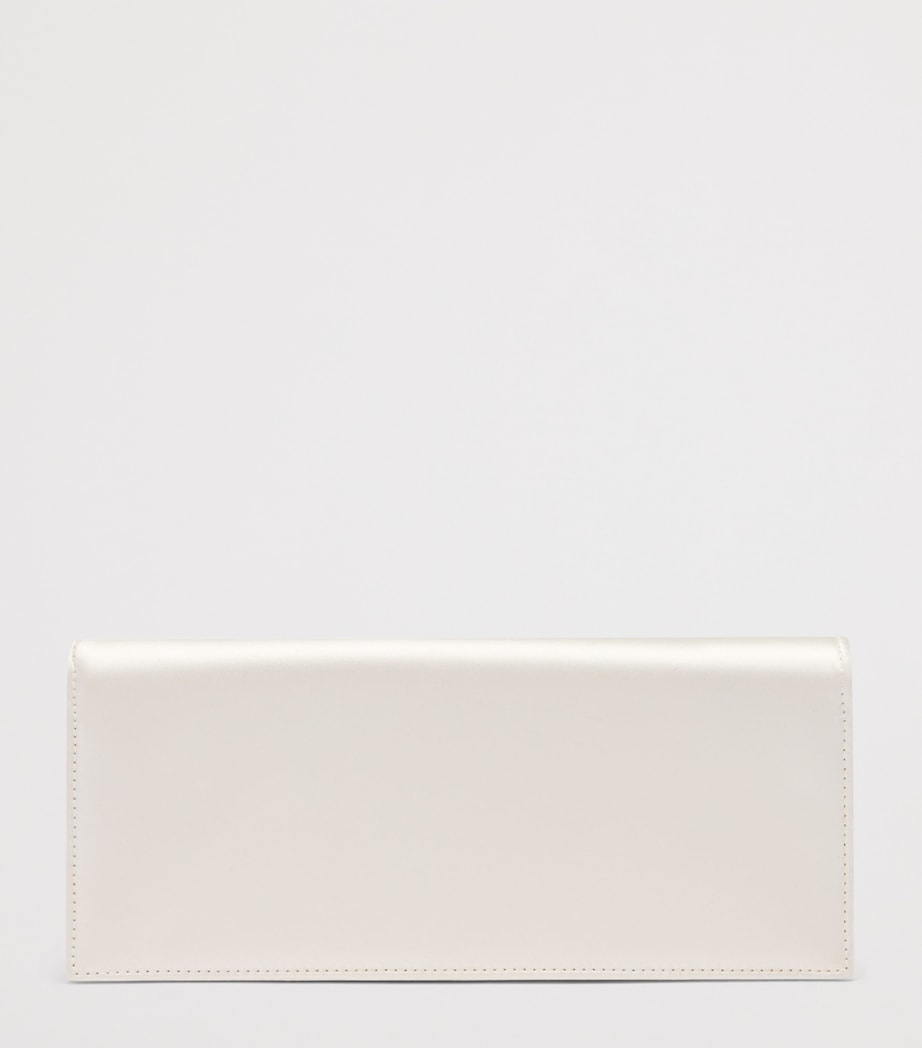 Malone Souliers satin Vivien clutch bag with crystal embellishments - British product