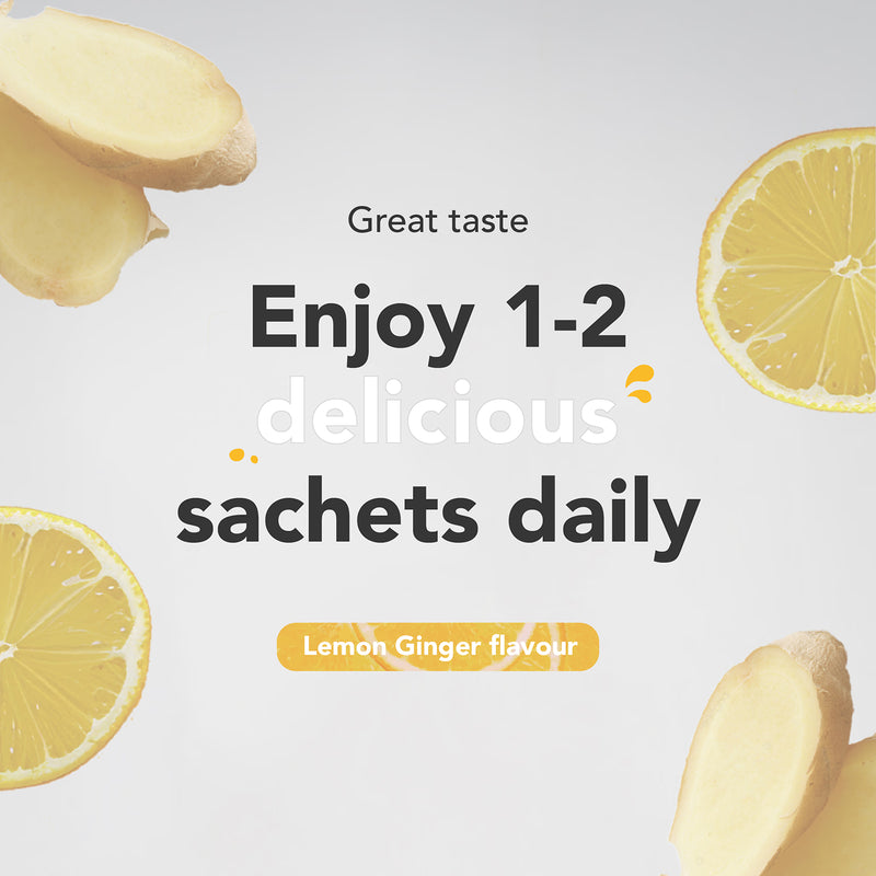 Zooki Hydration+ Liver Health Lemon Ginger Sachets 7 (British brand)