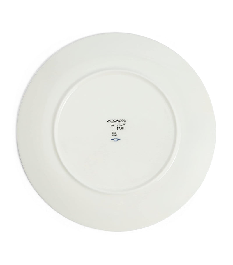 Wedgwood Gio Blue bone china plate 23cm, imported from the UK