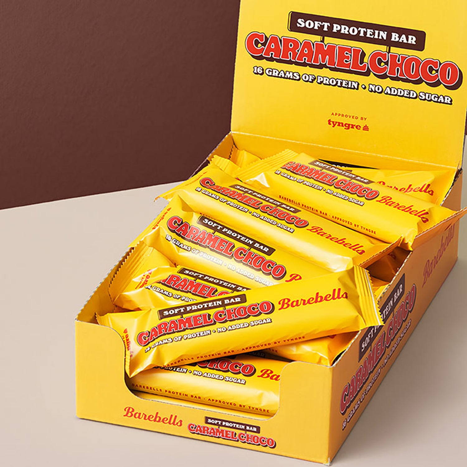 Barebells soft protein bar caramel choco 55g - British product