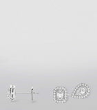 Messika My Twin earrings 18k white gold diamonds, imported from the UK
