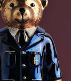 Harrods police bear tree decoration hand-painted glass, imported from the UK